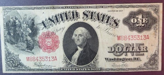 1917 $1 US Currency