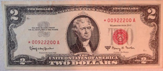 1963 A $2 US Note
