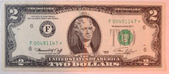 1976 $2 Silver Certificate