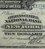 1902 Series $10 National Currency