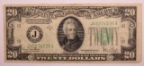 1934-D $20 Federal Reserve Note