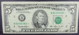 1993 $5 Federal Reserve Note