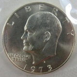 1973 Ike Unc Silver Dollar
