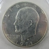 1971 Ike Unc Silver Dollar