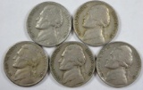 1940 Jefferson Nickels