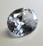 4.16 ct, Colorless Sapphire, AAA