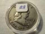 1959D Benjamin Franklin Half Dollar