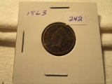 1863 Indian Penny