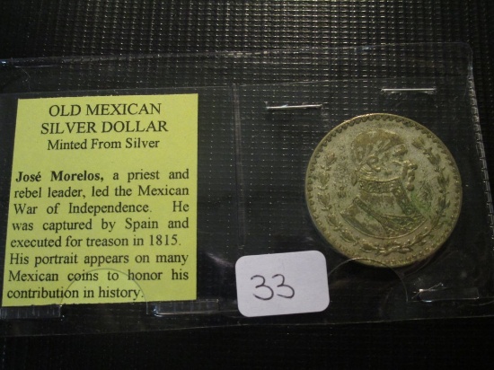 Mexican Silver Dollar