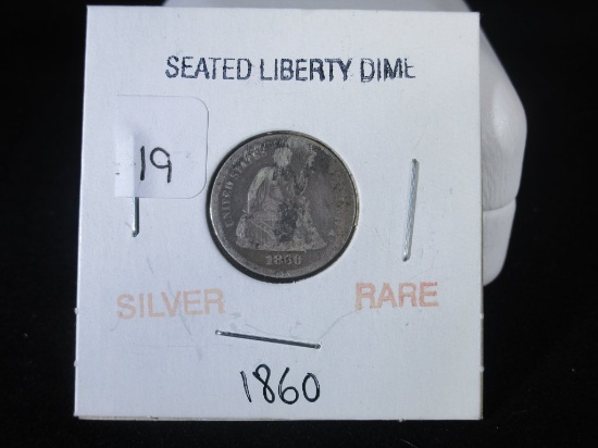 Seated Liberty Dime 1860