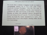 1909 First Year Issue Lincoln Head Cent