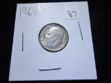 Roosevelt Dime 1964-D