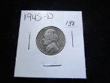 Jefferson Nickel 1945-D