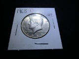 Kennedy Half Dollar 1968-D