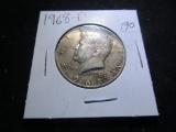 Kennedy Half Dollar 1968-D