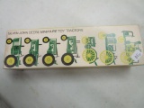 7 JD Miniature Toy Tractors Set