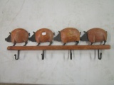 Pig Hat Rack