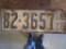 Iowa License Plate 1928