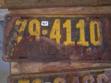 Iowa License Plate 1934