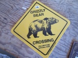 Sign Bear Crossing