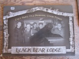 Metal Sign Black Bear Lodge