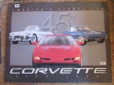 Metal Sign Corvette 45th Annv.