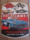 Metal Sign Corvette Since 1953