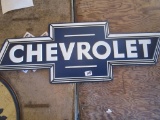 Metal Sign Chevrolet Bow Tie