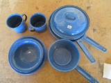 Blue Enamel Pans
