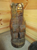 Wood Bear Carving