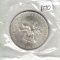 1968 Olympic Coin 25 Pesos Silver UC