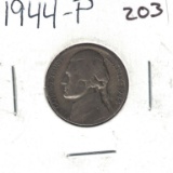 1944 P Jefferson Nickel