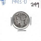 1943 D Mercury Dime