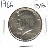 1966 Kennedy Half Dollar