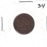 1901 Indian Head Penny