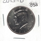 2013 D Kennedy Half Dollar