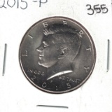 2015 P Kennedy Half Dollar