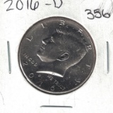 2016 D Kennedy Half Dollar