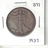 1937 Walking Liberty Half Dollar