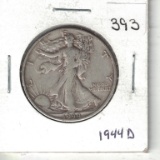 1944 D Walking Liberty Half Dollar