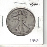 1945 Walking Liberty Half Dollar