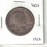 1922 Grant Memorial Half Dollar