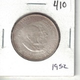 1952 Carver/Washington Half Dollar