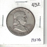 1957 D Franklin Half Dollar