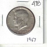 1967 Kennedy Half Dollar