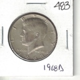 1968 D Kennedy Half Dollar