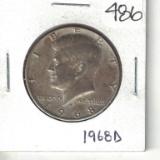 1968 D Kennedy Half Dollar