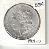 1904 O Morgan Dollar