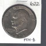 1974 D Eisenhower Dollar