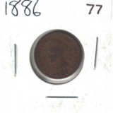 1886 Indian Head Penny